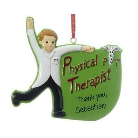 physical therapist ornament